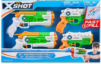 Combo Pack 2 Micro And 2 Nano Xshot Water Fast-Fill_La Grande Récrée_1