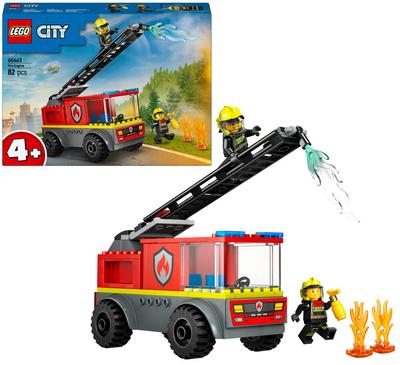 Camion de pompiers avec échelle LEGO City 60463_La Grande Récrée_1