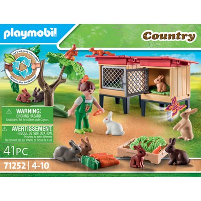 Enfant et lapins - Playmobil Country 71252