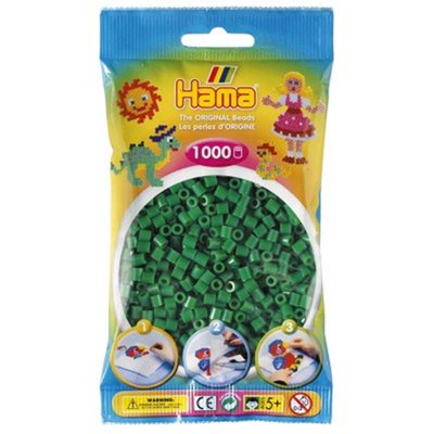 Sachet de 1000 perles : Vert