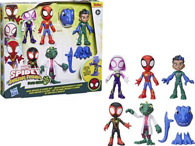 Coffret 5 figurines Dino Spidey_La Grande Récrée_1