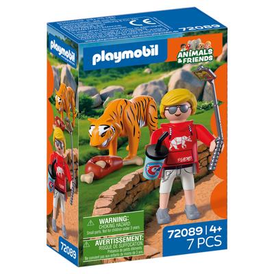 Tigre et visiteur du ZOO - Playmobil Animal & Friends 72089