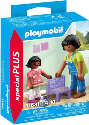 Activite Peinture Entre Maman et Enfant Playmobil Special Plus 71881_La Grande Récrée_1