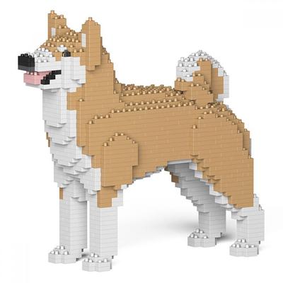 Jekca Blocs de construction - Chien Akita Inu Beige_La Grande Récrée_1