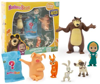 Coffret 7 figurines Masha et Michka_La Grande Récrée_1