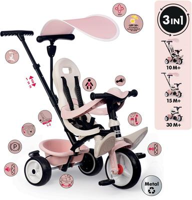 Tricycle baby balade rose_La Grande Récrée_1
