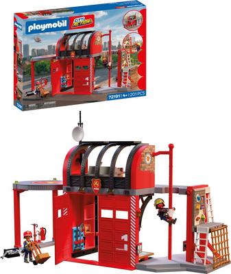 Grande Caserne de Pompiers Playmobil City Action 72191_La Grande Récrée_1