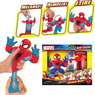 Figurine Hero Creator Spider-Man Go - Goo Jit Zu Marvel_La Grande Récrée_1