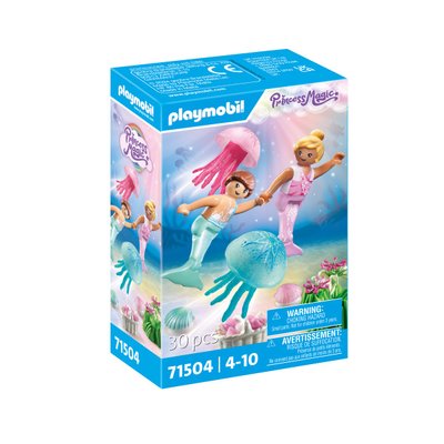Enfants sirènes méduses et coquillages Playmobil Princess Magic 71504