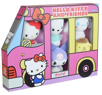 Coffret 5 Peluches Hello Kitty & Friends 9,5 cm_La Grande Récrée_1