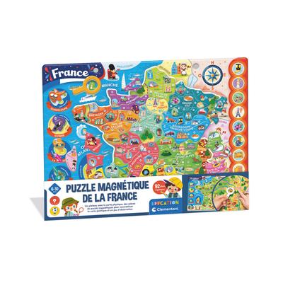 Mon puzzle de la France magnétique