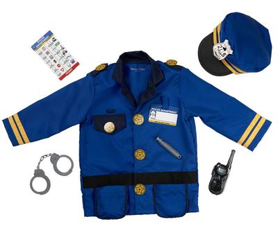 Déguisement Policier + Accessoires Taille 3 -6 Ans_La Grande Récrée_1