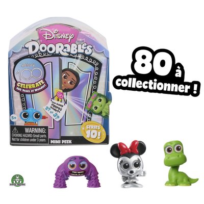 Doorables Disney 100 - Coffret Mini Peek 2 ou 3 figurines