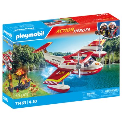 Hydravion avec pompier Playmobil Action heroes 71463