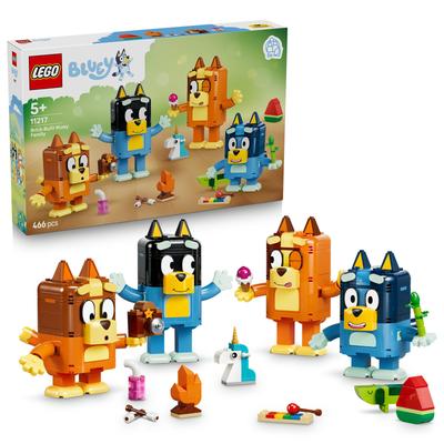 La famille de Bluey en briques LEGO Bluey 11217