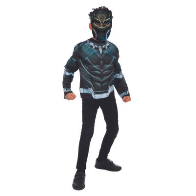 Kit déguisement top et masque Black Panther