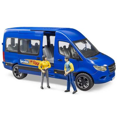 Navette de Transport Mercedes Benz Sprinter Transfer avec 2 Figurines_La Grande Récrée_1