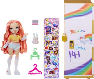 Coffret Rainbow High - poupée et casier Pinkly Paige_La Grande Récrée_1