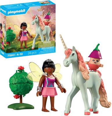 Licorne Ciel rose avec fée Playmobil Magic Unicorn 71841_La Grande Récrée_1