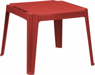 Table carrée coloris rouge ou vert_La Grande Récrée_1