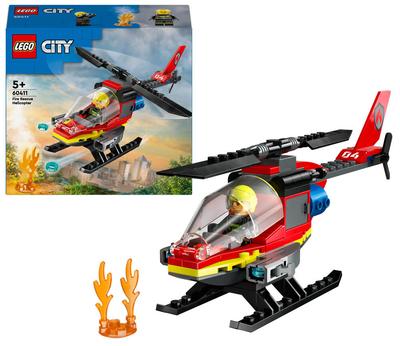 L'hélicoptère de secours des pompiers Lego City 60411_La Grande Récrée_1