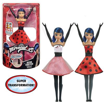 Poupée Transformation Marinette Miraculous_La Grande Récrée_1