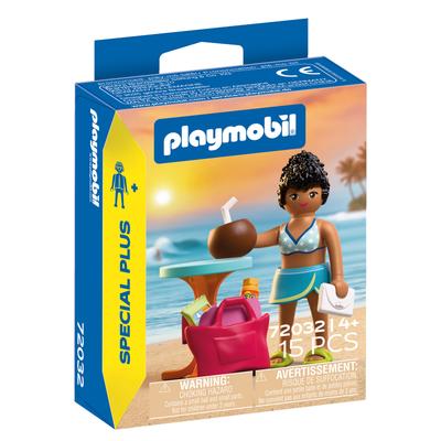 Vacancière à la plage Playmobil Spécial Plus 72032
