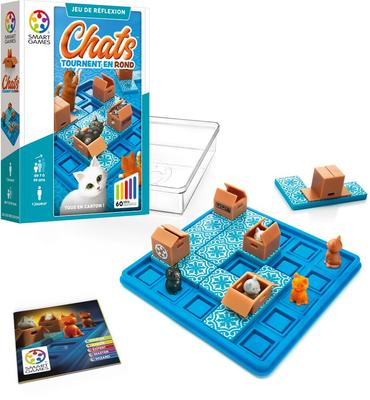 Jeu de reflexion Smart Games - Chats Tournent En Rond_La Grande Récrée_1