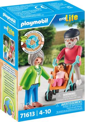 Grands-parents avec bébé Playmobil My life 71613_La Grande Récrée_1