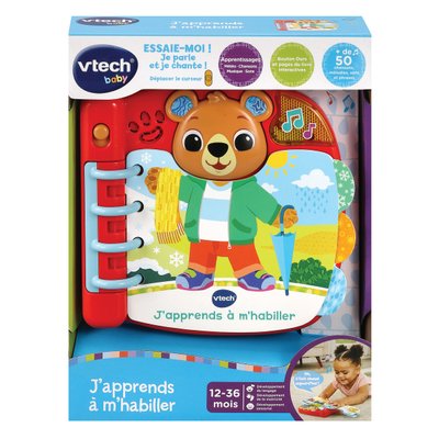 Livre j'apprends à m'habiller Vtech Baby