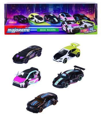 Coffret 5 véhicules Majorette Néon Racer_La Grande Récrée_1