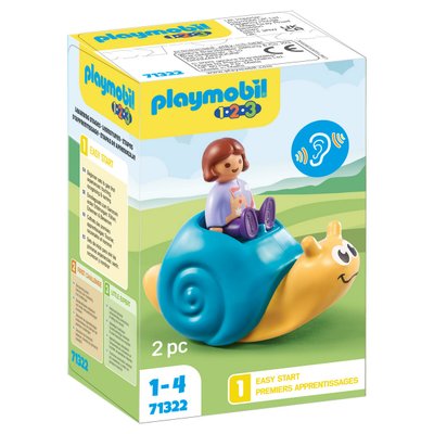 Escargot à bascule avec enfant Playmobil 1.2.3 - 71322