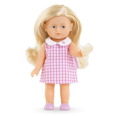 Poupée Mini Corolline Rosy robe Vichy