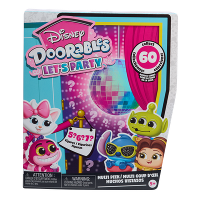 Doorables Disney Lets Party - Coffret Multi Peek Multi coup d'œil