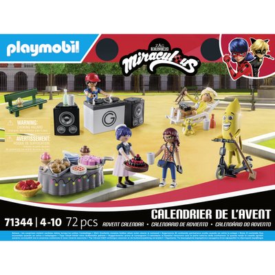 Calendrier de l'Avent Miraculous Pique-nique Paris Playmobil Miraculous 71344