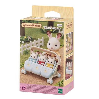 Poussette Triple - Sylvanian Families 5533_La Grande Récrée_1