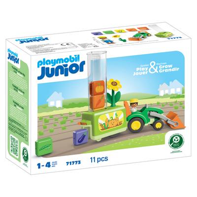 Tracteur avec planteuse - Playmobil junior 71773
