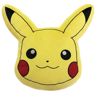 Pokémon coussin tête de Pikachu 40 cm