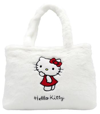 Grand sac bandoulière en peluche Hello Kitty_La Grande Récrée_1