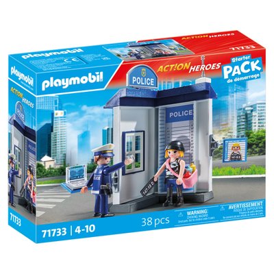Salle d'interrogatoire de police Starter Pack PLAYMOBIL ACTION HEROES 71733