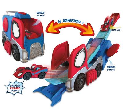 Camion piste de course transformable Spidey_La Grande Récrée_1