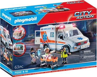 Ambulance Playmobil City Action Avec Enfant Blessé_La Grande Récrée_1