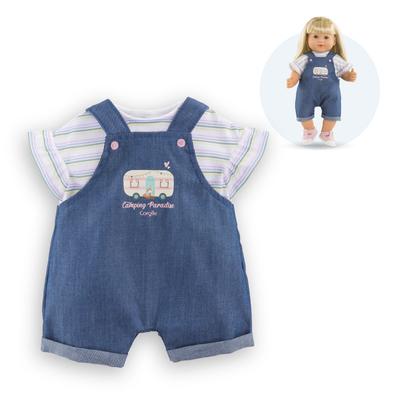 Combishort et T-shirt Petit explorateur pour poupon 36cm
