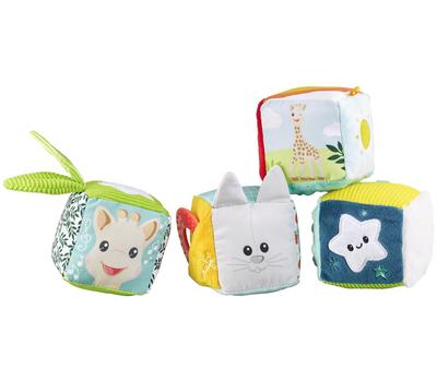 4 cubes multi-activités Sophie la girafe_La Grande Récrée_1