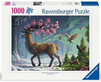 Puzzle 1000 pièces Le cerf du Printemps_La Grande Récrée_1