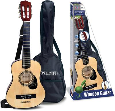 Guitare bois 75 Cm avec Bandouliere et Sacoche_La Grande Récrée_1