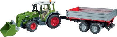 Tracteur Fendt Vario 211 avec Chargeur et Remorque_La Grande Récrée_1