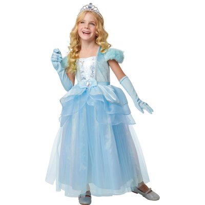Déguisement Luxe Princesse Bleue taille 5-7 ans