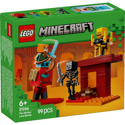 La bataille de la lave du Nether LEGO Minecraft 21266