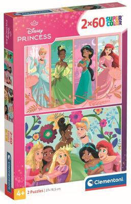 Puzzle 2x60 pièces Disney Princess_La Grande Récrée_1